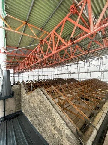 Colliers Yard, Radstock: asbestos roof replacement — project photograph
